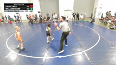 53 lbs Champ. Round 1 - Callan Gonzales, Utah vs Ethan (EJ) West, Utah