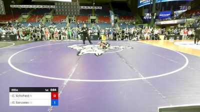 88 lbs Quarters - Cameron Schofield, IN vs Onofre Gonzales, CO