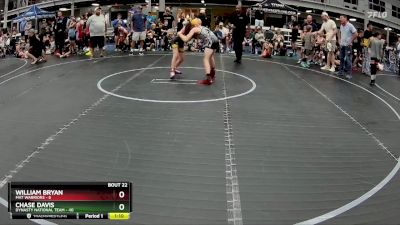 84 lbs Round 6 (8 Team) - Chase Davis, Dynasty National Team vs William Bryan, Mat Warriors