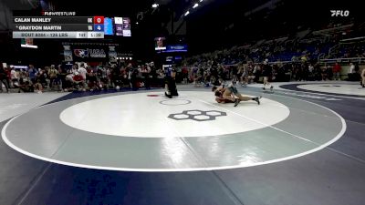 126 lbs Cons. Rd Of 16 - Calan Manley, OK vs Graydon Martin, VA
