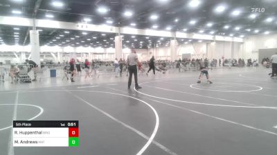 109 lbs 5th Place - Regan Huppenthal, Brighton WC vs Mariana Andrews, Mat Demon WC