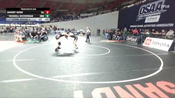 4A Boys 138 lbs Cons. Round 3 - Russell Dickerman, Sweet Home Boys vs Jakoby Goss, Tillamook Boys