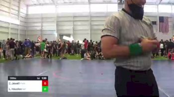 130 lbs Quarterfinal - Charlize Jewell, Team Thunder vs London Houston, Mat Demon WC
