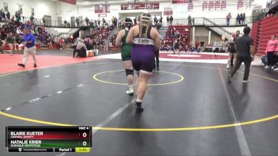 235 lbs Semifinal - Blaire Kueter, Central DeWitt vs Natalie Krier, Dubuque Hempstead