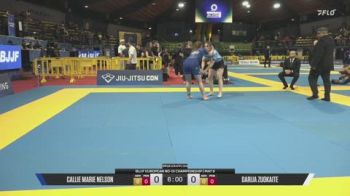 Callie Marie Nelson vs Darija Zuokaite 2026 IBJJF European NoGi
