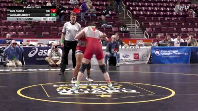 148 lbs First Round - Eve Kurtz, Pine Grove-G vs Jahzari Abney, Dover-G