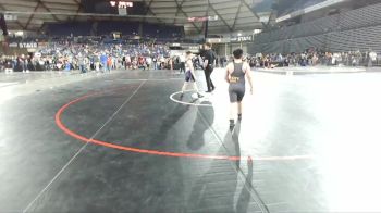 105 lbs Champ. Round 1 - James Fuller, Anacortes Hawkeyes Wrestling Club vs Paxton Sanchez, Cement City Wrestling Club