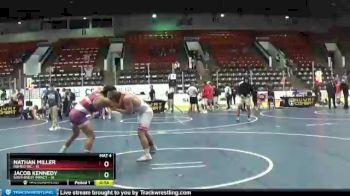 167 lbs Finals (2 Team) - Nathan Miller, Romeo WC vs Jacob Kennedy, Southwest Impact