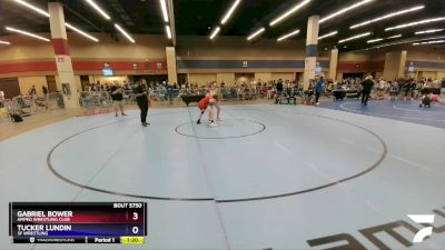 126 lbs Cons. Round 2 - Gabriel Bower, Amped Wrestling Club vs Tucker Lundin, 3F Wrestling