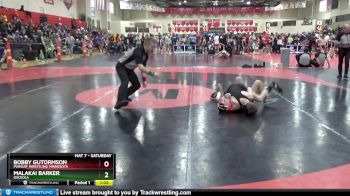 95 lbs Cons. Round 2 - Malakai Barker, Osceola vs Bobby Gutormson, Pursuit Wrestling Minnesota