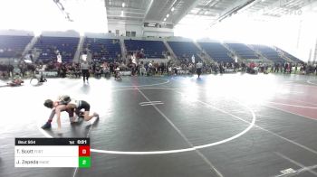 70 lbs Quarterfinal - Thomas Scott, Fort Irwin Wrestling Program vs Julien Zepeda, Madera Wrestling Club