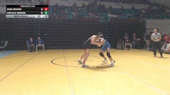 150 lbs Semifinal - Josh Brown, Carolina Forest vs Lincoln Greene, Fort Mill