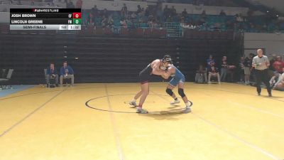 150 lbs Semifinal - Josh Brown, Carolina Forest vs Lincoln Greene, Fort Mill
