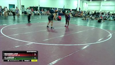 285 lbs Quarterfinals (8 Team) - PJ Jordan, Reservoir Dogs vs Branden Love, Avon Wrestling Club