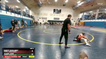 70 lbs Round 1 - Kasen Asay, Powell Middle School vs Rhett Goolsbey, Powell Middle School