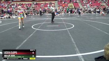 85 lbs Round 2 (6 Team) - Leticia Flores, Queens Of Mayhem vs Brylee Irsik, Nebraska Wrestling Academy