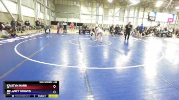 62 lbs Cons. Round 3 - Kristyn Harr, TN vs Delaney Graves, WA