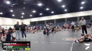 60-70 lbs Round 2 - Scarlett Slaton, Mat Monstars vs Luke Weiler, Carolina Reapers