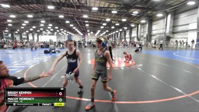 76 lbs Rd# 9- 2:15pm Saturday Final Pool - Macoy Morency, Team Ohio vs Brody Kempen, Team BAM