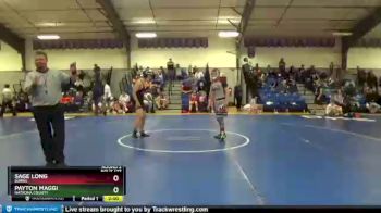 145 lbs Round 2 - Payton Maggi, Natrona County vs Sage Long, Burns