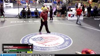 182 lbs Cons. Round 4 - Evan Daley, Brawlers Wrestling Club vs Simon Bachman, California