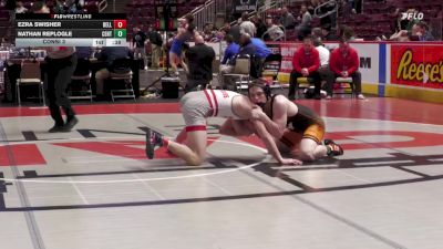152 lbs Consi 3 - Ezra Swisher, Bellefonte vs Nathan Replogle, Central York