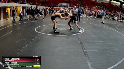 100 lbs Round 3 (8 Team) - Noah Hagge, CP Wrestling Academy vs Noah Lockard, Westshore