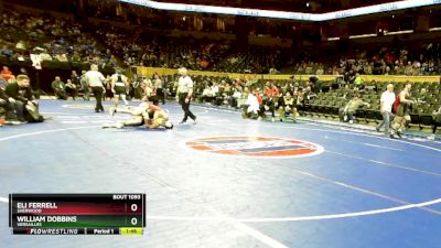 190 Class 1 lbs Champ. Round 1 - Eli Ferrell, Sherwood vs William Dobbins, Versailles