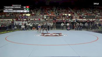 155 lbs Cons. Round 2 - Callie Anne Fairbank, Independence Hs vs Lily Hamel, Towanda-Circle HS