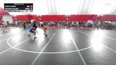 165 lbs Cons. Round 3 - Anthony Nolden, Brown Deer Jr Falcons Wrestling Club vs Yusof Ahmad, C4C Milwaukee Wrestling