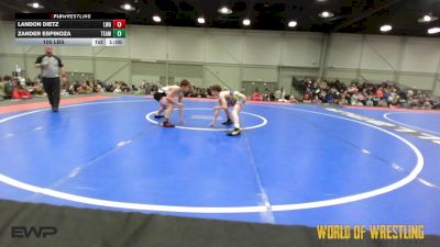 105 lbs Rr Rnd 1 - Landon Dietz, LWA 14U vs Zander Espinoza, Team Dash 14U