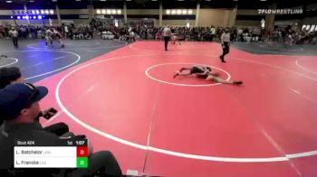 77 lbs Quarterfinal - Logan Batchelor, Lionheart vs Leo Francke, Los Angeles Wr Ac