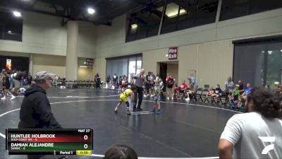 50 lbs 2nd Wrestleback (16 Team) - Huntlee Holbrook, Gulf Coast WC vs Damian Alejandre, SVRWC