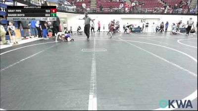 61 lbs Semifinal - Wyatt Goodson, Powerhouse vs Loxus Farley, Chickasha Youth Wrestling