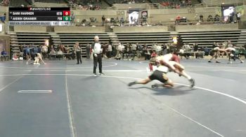 152 Championship Bracket Champ. Round 3 - Aiden Graner, Plainview Elgin Millville vs Sam Harner, Northfield