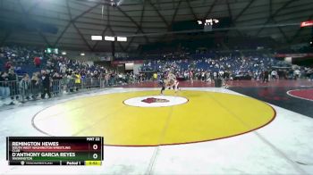 113 lbs Cons. Round 4 - Remington Hewes, South West Washington Wrestling Club vs D`Anthony Garcia Reyes, Washington