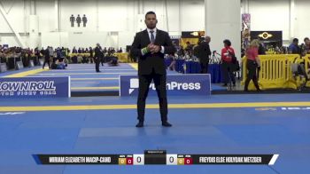 FREYDIS ELSE HOLYOAK METZGER vs MIRIAM ELIZABETH MACIP-CANO 2025 World IBJJF Jiu-Jitsu No-Gi Championship