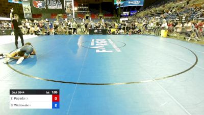 144 lbs Cons 64 #2 - Zachary Posada, CA vs Brody Widlowski, IL