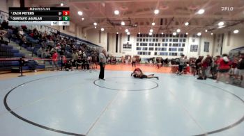 120 lbs Cons. Semi - Zach Peters, Williams Field vs Gustavo Aguilar, San Ysidro