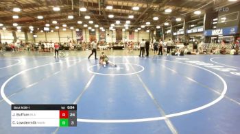 105 lbs Rr Rnd 1 - Jacob Buffum, PA Alliance White vs Cael Lowdermilk, Warner Elite