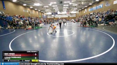 88 lbs Cons. Round 2 - Logan Fairbanks, Syracuse vs Brit Miner, Champions Wrestling Club