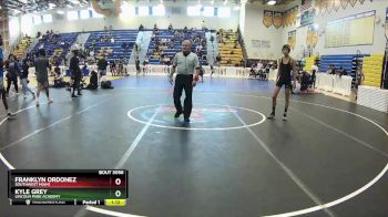 182 Gold Semifinal - Franklyn Ordonez, Southwest Miami vs Kyle Grey, Lincoln Park Academy