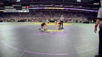 D4-132 lbs 3rd Place Match - Colin Kuhn, St Louis vs Gage Rothman, Blissfield