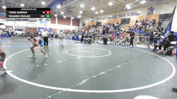 113 lbs Cons. Semi - Ricardo Poolaw, Cleveland vs Chris Qureshi, Fountain Valley