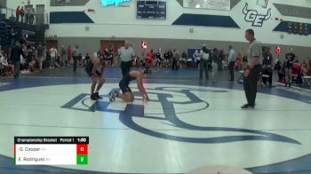 126 lbs Championship Bracket - Dillon Cooper, Mill Valley vs Evan Rodriguez, Broken Arrow