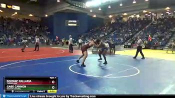 195 lbs Cons. Round 3 - Gabe Cannon, Sussex Central vs Dominic Pallaria, Timberlane