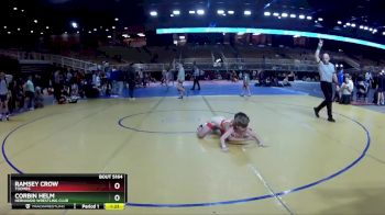 92 lbs Semifinal - Ramsey Crow, Toombs vs Corbin Helm, Hernando Wrestling Club