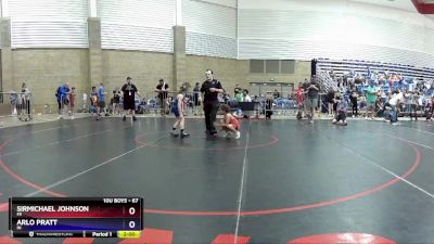 67 lbs Semifinal - SirMichael Johnson, MI vs Arlo Pratt, IN