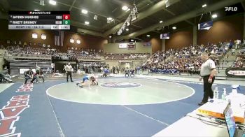2A 113 lbs Quarterfinal - Jayden Hughes, Parowan vs Rhett Brundy, North Summit