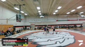 135-160 lbs Cons. Round 2 - Nicholas Arends, Thermopolis Wrestling Club vs Kayden Woodward, Worland Wrestling Club